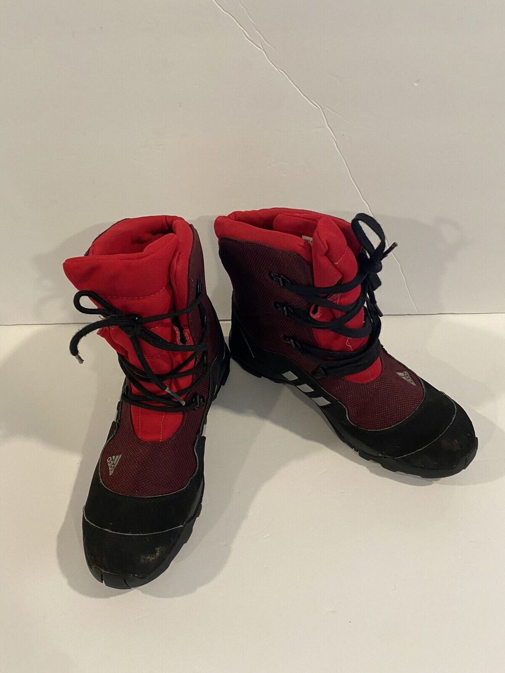 ADIDAS PRIMALOFT Climaheat Insulated Pink/red Snow Boots Size 6.5